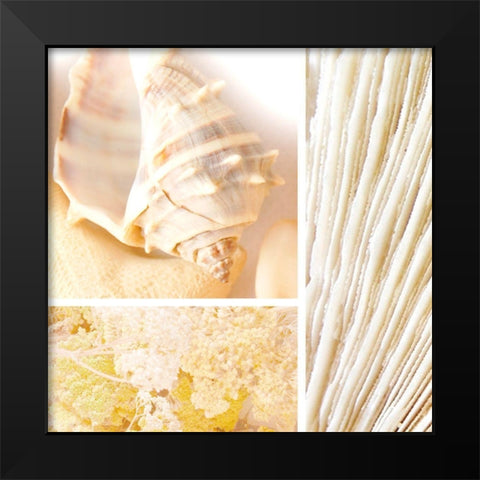 Spa Collage II Black Modern Wood Framed Art Print by Orlov, Irena