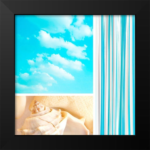 Spa Collage VI Black Modern Wood Framed Art Print by Orlov, Irena