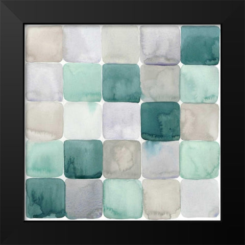 Watercolor Window Panes II Black Modern Wood Framed Art Print by Popp, Grace