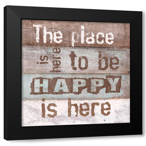 Life Lessons III Black Modern Wood Framed Art Print by Orlov, Irena