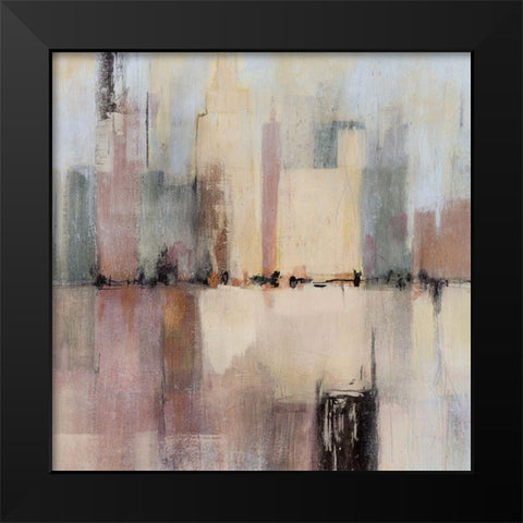 City Strata I Black Modern Wood Framed Art Print by Borges, Victoria