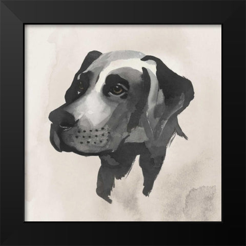Inked Dogs I Black Modern Wood Framed Art Print by Popp, Grace