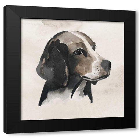 Inked Dogs II Black Modern Wood Framed Art Print by Popp, Grace