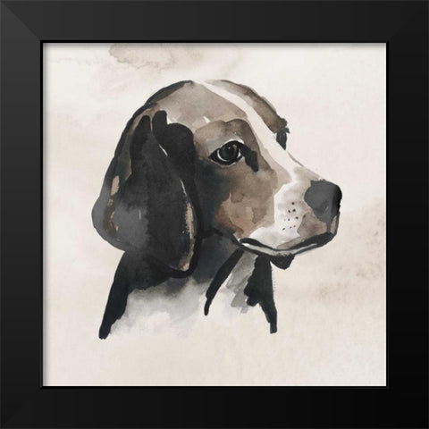 Inked Dogs II Black Modern Wood Framed Art Print by Popp, Grace