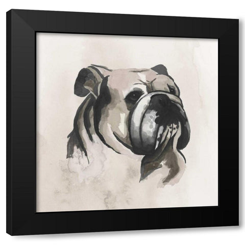 Inked Dogs III Black Modern Wood Framed Art Print with Double Matting by Popp, Grace