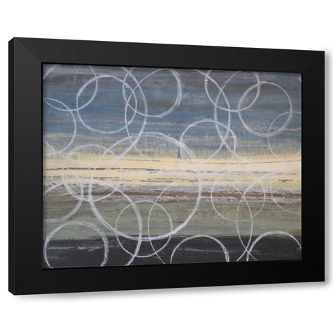 Coin Toss II Black Modern Wood Framed Art Print by Avondet, Natalie