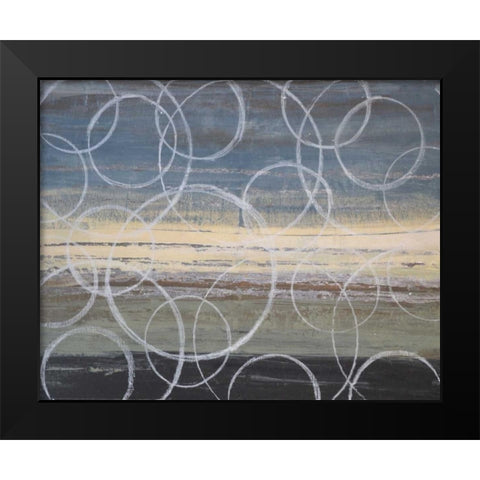 Coin Toss II Black Modern Wood Framed Art Print by Avondet, Natalie