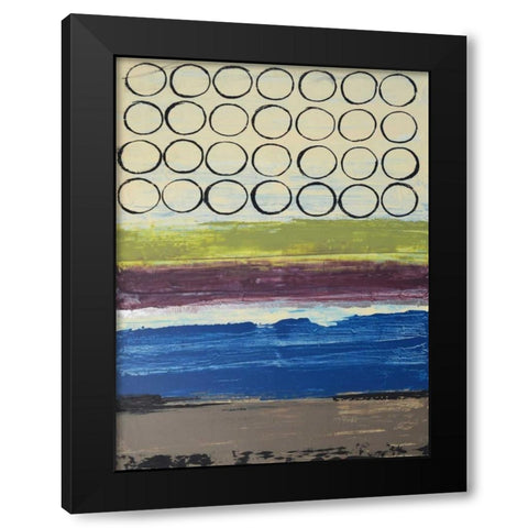 Grape Soda I Black Modern Wood Framed Art Print with Double Matting by Avondet, Natalie