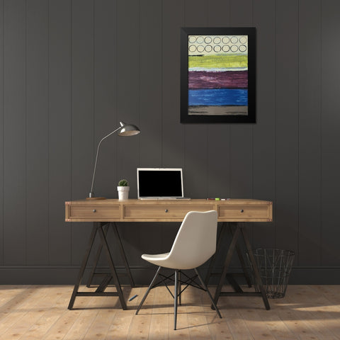 Grape Soda II Black Modern Wood Framed Art Print by Avondet, Natalie