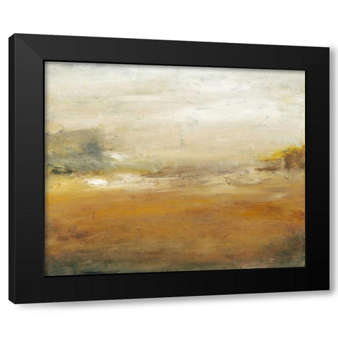 Along the Island II Black Modern Wood Framed Art Print with Double Matting by Gordon, Sharon
