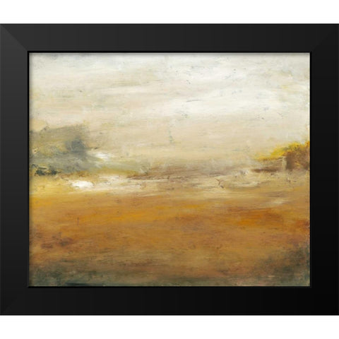 Along the Island II Black Modern Wood Framed Art Print by Gordon, Sharon