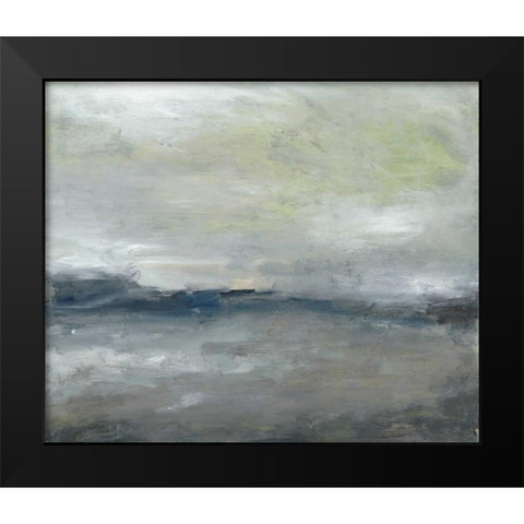 Along the Island III Black Modern Wood Framed Art Print by Gordon, Sharon