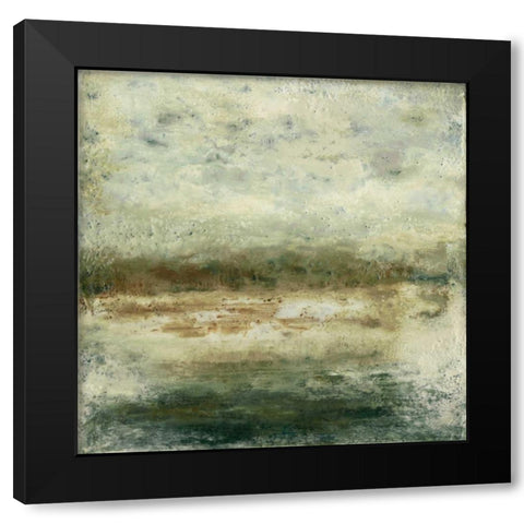 Quiet Marsh IV Black Modern Wood Framed Art Print with Double Matting by Gordon, Sharon