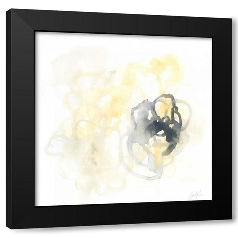 Network I Black Modern Wood Framed Art Print by Vess, June Erica