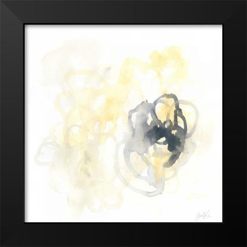 Network I Black Modern Wood Framed Art Print by Vess, June Erica