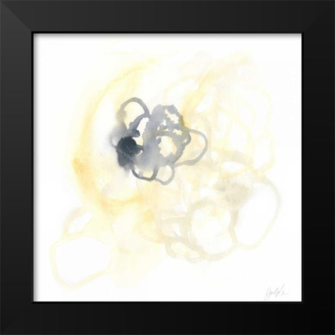 Network II Black Modern Wood Framed Art Print by Vess, June Erica