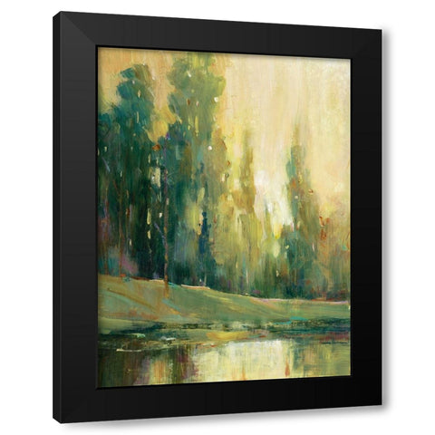 Fishing Spot II Black Modern Wood Framed Art Print with Double Matting by OToole, Tim