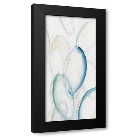 Discus IV Black Modern Wood Framed Art Print with Double Matting by Vess, June Erica