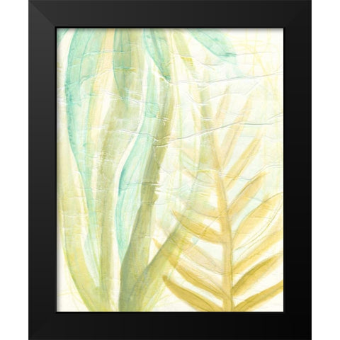 Tropical Inference I Black Modern Wood Framed Art Print by Vess, June Erica