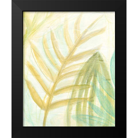Tropical Inference II Black Modern Wood Framed Art Print by Vess, June Erica