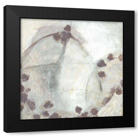 Contingent II Black Modern Wood Framed Art Print by Vess, June Erica