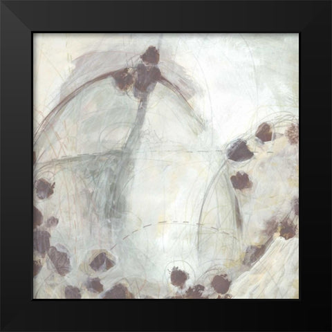 Contingent II Black Modern Wood Framed Art Print by Vess, June Erica