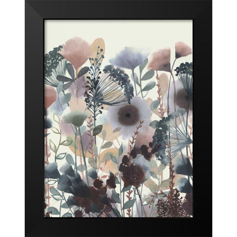 Twilight Blossoms II Black Modern Wood Framed Art Print by Popp, Grace