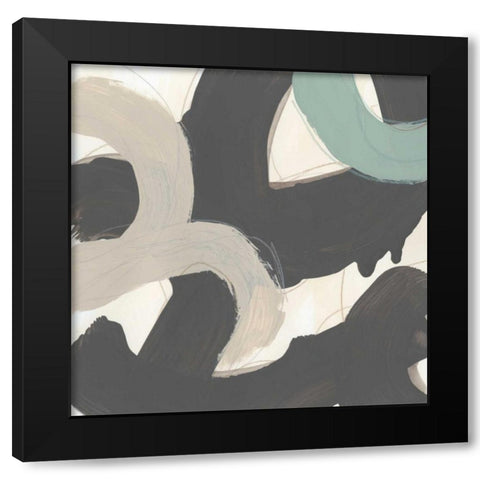 Clean Slate IV Black Modern Wood Framed Art Print with Double Matting by Vess, June Erica