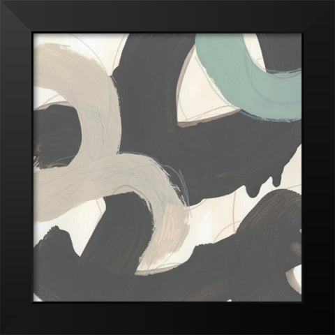 Clean Slate IV Black Modern Wood Framed Art Print by Vess, June Erica