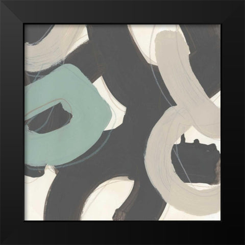Clean Slate VI Black Modern Wood Framed Art Print by Vess, June Erica