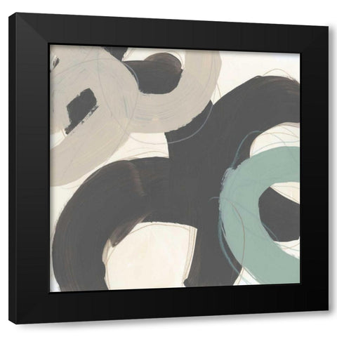 Clean Slate VIII Black Modern Wood Framed Art Print with Double Matting by Vess, June Erica