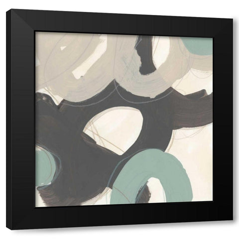 Clean Slate IX Black Modern Wood Framed Art Print with Double Matting by Vess, June Erica