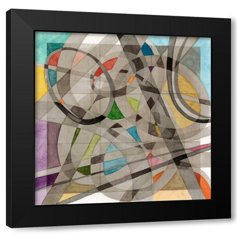 Overpass Black Modern Wood Framed Art Print by Galapon, Nikki