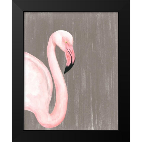 Vibrant Plumage III Black Modern Wood Framed Art Print by McCavitt, Naomi