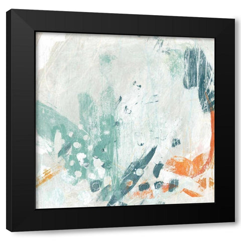 Current Synergy II Black Modern Wood Framed Art Print by Vess, June Erica