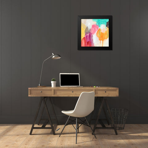Ipso Facto I Black Modern Wood Framed Art Print by Vess, June Erica