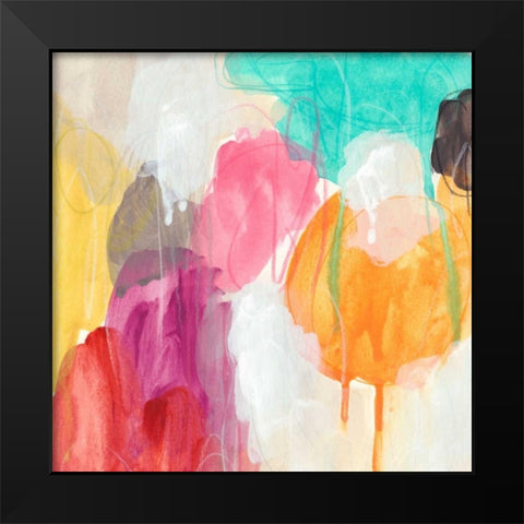 Ipso Facto I Black Modern Wood Framed Art Print by Vess, June Erica