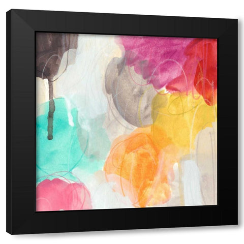 Ipso Facto II Black Modern Wood Framed Art Print with Double Matting by Vess, June Erica