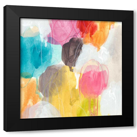 Ipso Facto III Black Modern Wood Framed Art Print by Vess, June Erica