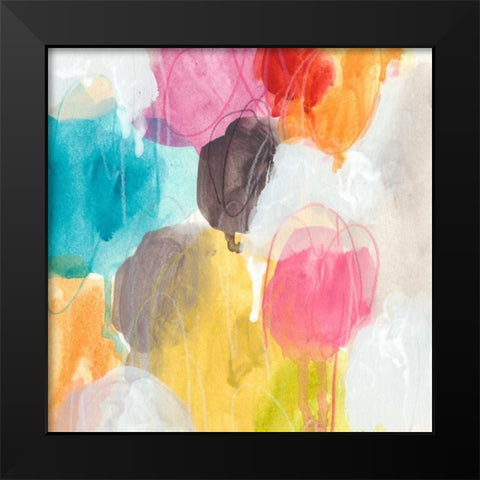 Ipso Facto III Black Modern Wood Framed Art Print by Vess, June Erica