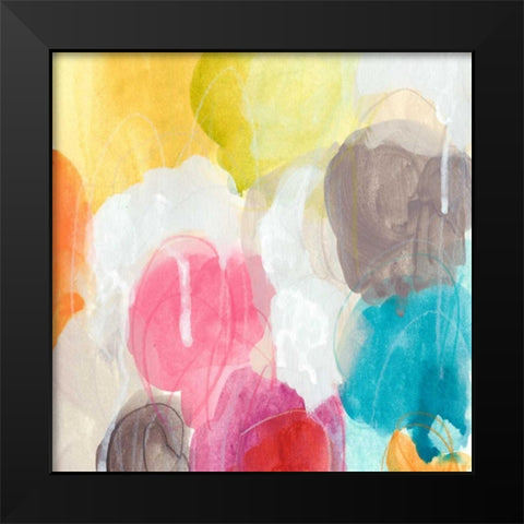 Ipso Facto IV Black Modern Wood Framed Art Print by Vess, June Erica