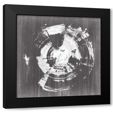 Chalkboard Tree Ring III Black Modern Wood Framed Art Print by Harper, Ethan