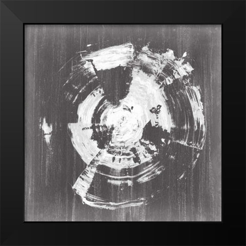 Chalkboard Tree Ring III Black Modern Wood Framed Art Print by Harper, Ethan