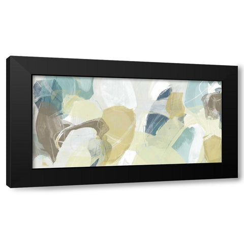Mint Illusion I Black Modern Wood Framed Art Print by Vess, June Erica