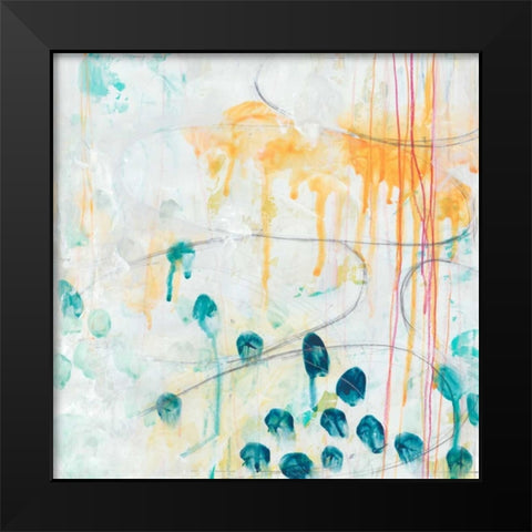 Momentum II Black Modern Wood Framed Art Print by Vess, June Erica