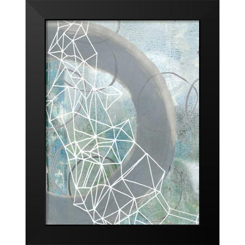 Faceted Gaze I Black Modern Wood Framed Art Print by McCavitt, Naomi