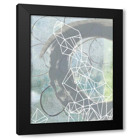 Faceted Gaze II Black Modern Wood Framed Art Print by McCavitt, Naomi