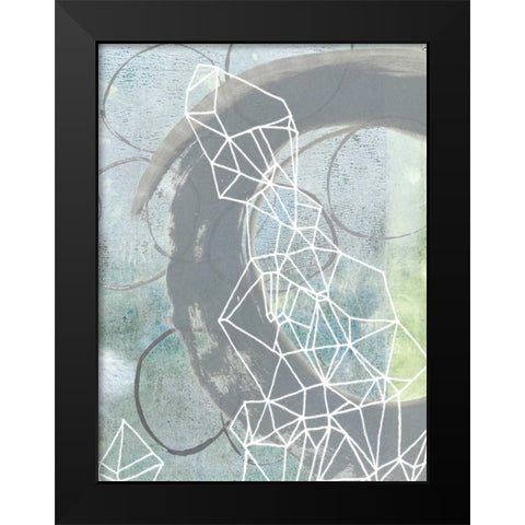 Faceted Gaze II Black Modern Wood Framed Art Print by McCavitt, Naomi