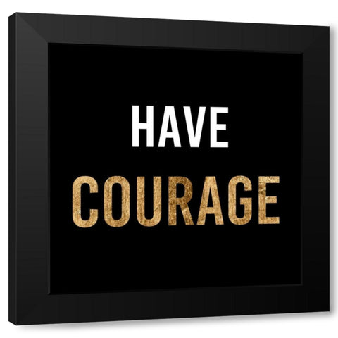 Bold Inspiration II Black Modern Wood Framed Art Print by Hambly, Anna