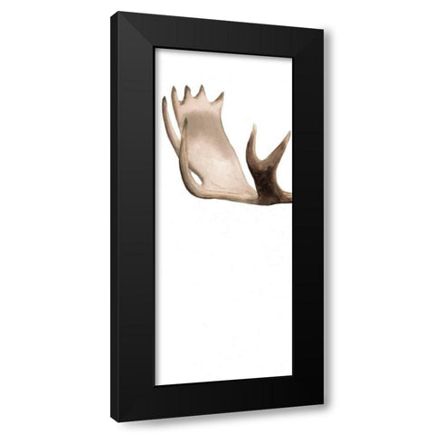 Triptych Moose I Black Modern Wood Framed Art Print by Popp, Grace
